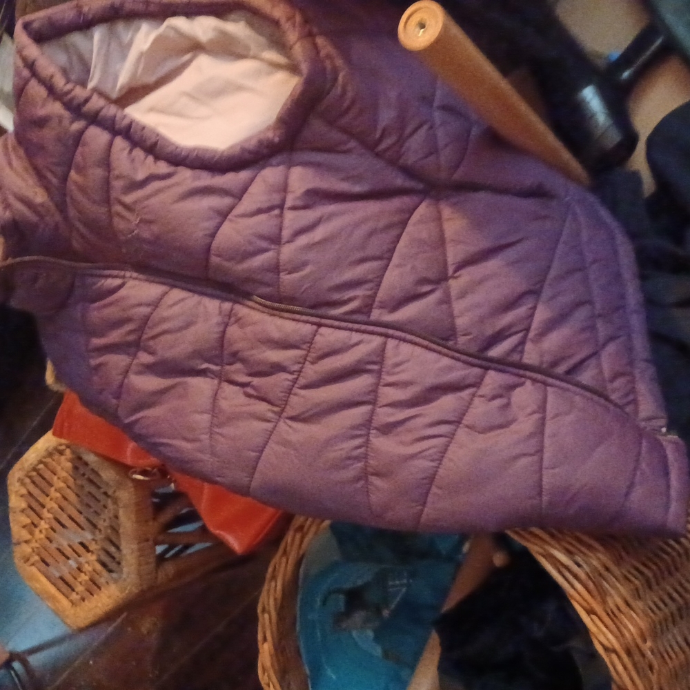 Mark's purple puffy vest (L)